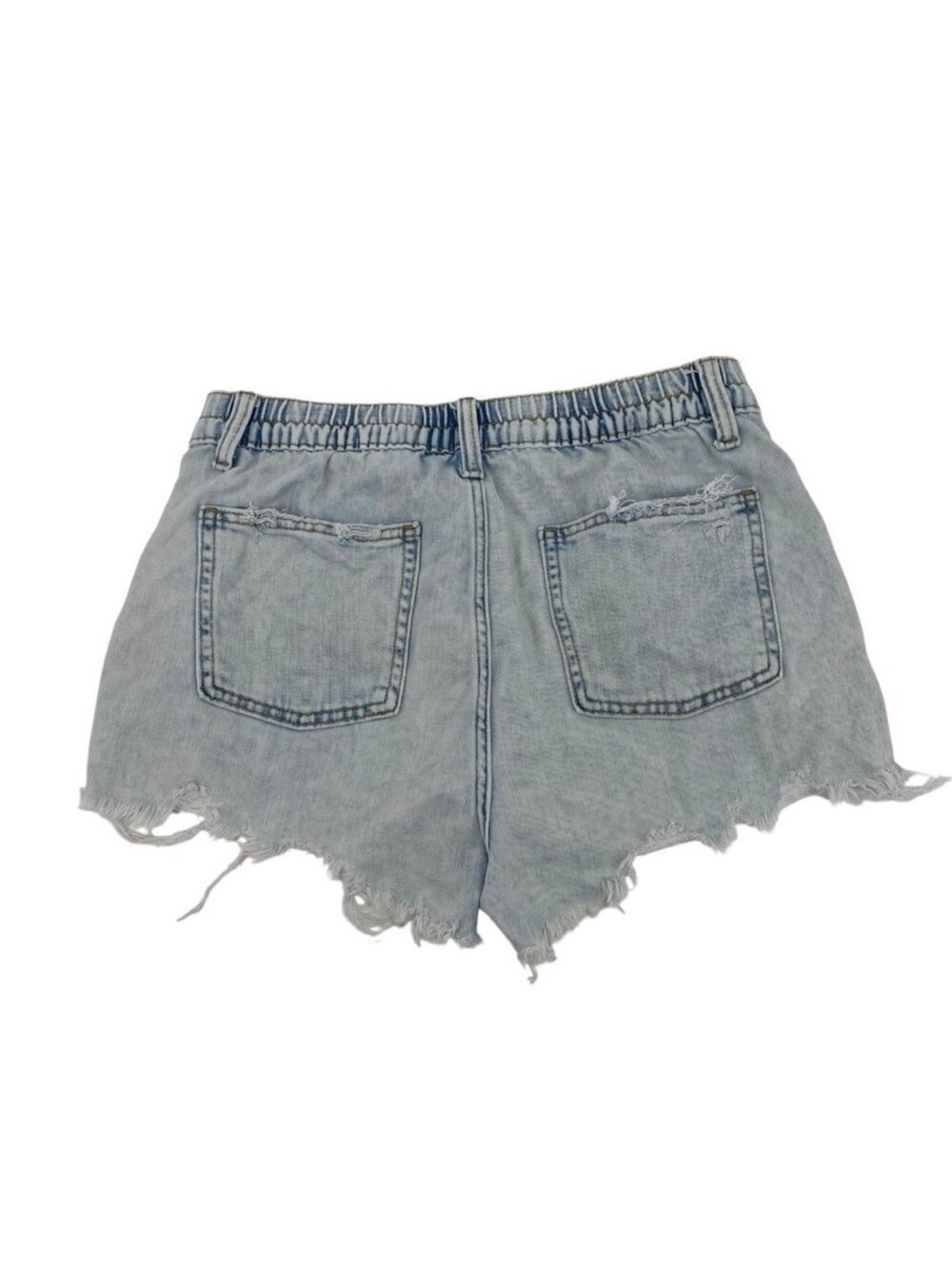 Aerie Size Small Acid Wash Denim Cut Off Shorts - Picture 2 of 11